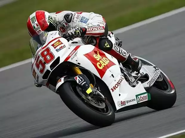 Marco Simoncelli Titel-Bild zur News: Marco Simoncelli