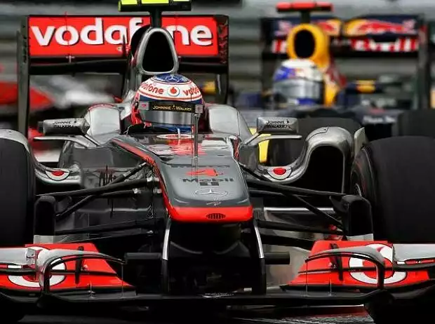 Jenson Button, Sebastian Vettel Titel-Bild zur News: Jenson Button, Sebastian Vettel