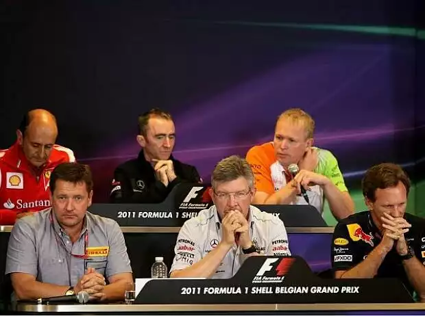 Ross Brawn (Teamchef), Christian Horner (Teamchef) Titel-Bild zur News: Ross Brawn (Teamchef), Christian Horner (Teamchef)