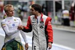 Heikki Kovalainen (Lotus) und Jerome D'Ambrosio (Marussia-Virgin) 
