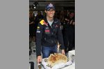 Ein Geburtstagkuchen für Mark Webber (Red Bull) 