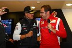 Michael Schumacher (Mercedes) und Stefano Domenicali (Teamchef) 