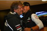 Norbert Haug (Mercedes-Motorsportchef) und Michael Schumacher (Mercedes) 