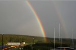 Regenbogen am Abend in Spa