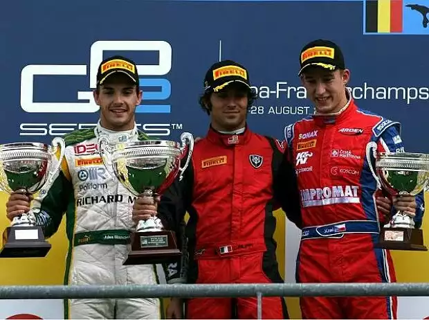 Titel-Bild zur News: Josef Kral, Luca Filippi, Jules Bianchi