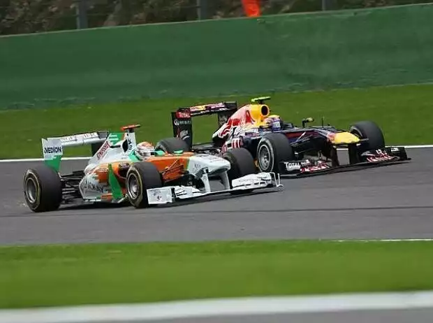 Mark Webber, Adrian Sutil Titel-Bild zur News: Mark Webber, Adrian Sutil
