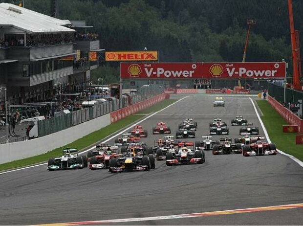 Start in Spa-Francorchamps 2011