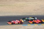 Marco Andretti (Andretti), Takuma Sato (KV/Lotus), Martin Plowman (AFS)