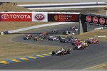 Start zum Indy Grand Prix of Sonoma mit Will Power (Penske) an der Spitze