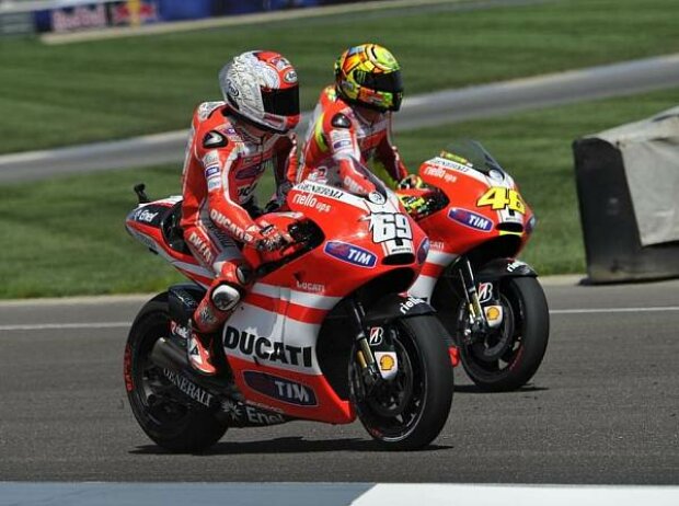 Nicky Hayden, Valentino Rossi