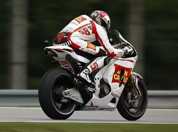 Marco Simoncelli Titel-Bild zur News: Marco Simoncelli