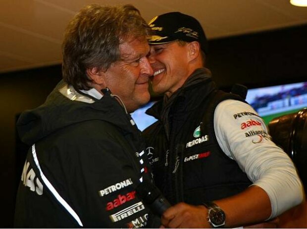 Norbert Haug und Michael Schumacher