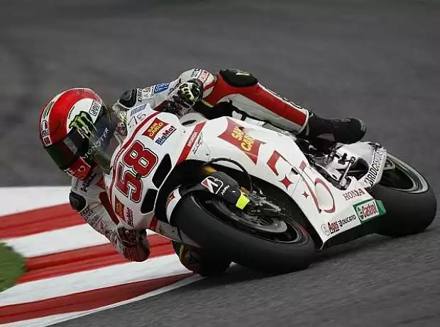 Marco Simoncelli Titel-Bild zur News: Marco Simoncelli