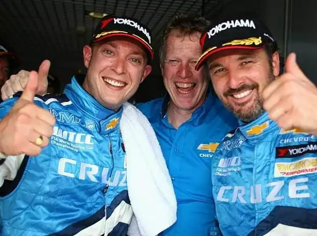 Robert Huff, Yvan Muller und Eric Nève Titel-Bild zur News: Robert Huff, Yvan Muller und Eric Nève