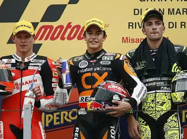 Marc Marquez, Stefan Bradl, Andrea Iannone Titel-Bild zur News: Marc Marquez, Stefan Bradl, Andrea Iannone