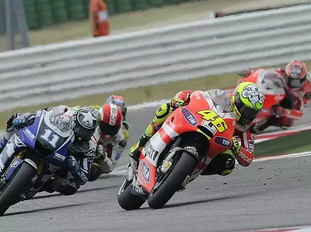 Valentino Rossi; Ben Spies Titel-Bild zur News: Valentino Rossi; Ben Spies