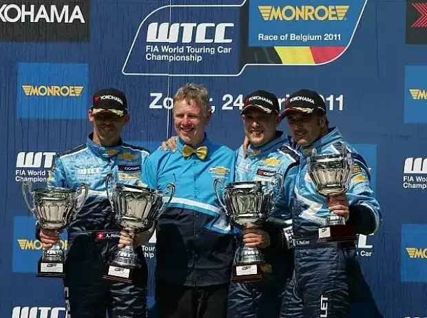 Robert Huff, Alain Menu, Yvan Muller Titel-Bild zur News: Robert Huff, Alain Menu, Yvan Muller