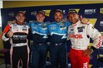 Yvan Muller (Chevrolet), Robert Huff (Chevrolet), Gabriele Tarquini (Lukoil-Sunred), Norbert Michelisz (Zengö) 