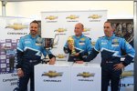 Yvan Muller (Chevrolet), Alain Menu (Chevrolet) und Robert Huff (Chevrolet) 