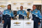 Yvan Muller (Chevrolet), Alain Menu (Chevrolet) und Robert Huff (Chevrolet) 