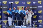 Yvan Muller (Chevrolet), Robert Huff (Chevrolet), Alain Menu (Chevrolet), Kristian Poulsen (Engstler) und Fabio Fabiani (Proteam) 