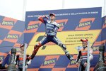 Jorge Lorenzo (Yamaha), Casey Stoner (Honda) und Daniel Pedrosa (Honda)