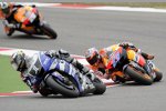 Jorge Lorenzo (Yamaha), Casey Stoner (Honda) und Daniel Pedrosa (Honda)