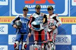 Marco Melandri, Carlos Checa und Noriyuki Haga 