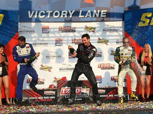 Oriol Servia, Will Power, Tony Kanaan Oriol Servia, Will Power, Tony Kanaan