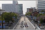 Start zum ersten Baltimore Grand Prix mit Will Power (Penske) und Graham Rahal (Ganassi) an der Spitze