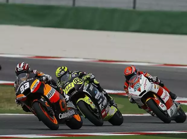 Marc Marquez, Stefan Bradl; Andrea Iannone Titel-Bild zur News: Marc Marquez, Stefan Bradl; Andrea Iannone