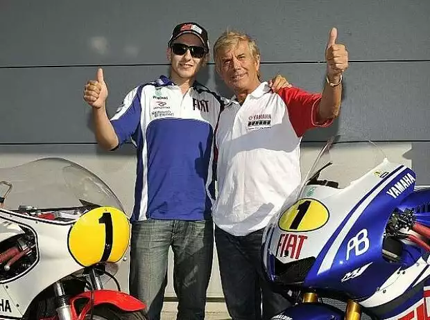 Jorge Lorenzo; Giacomo Agostini Titel-Bild zur News: Jorge Lorenzo; Giacomo Agostini