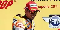 Bild zum Inhalt: Stoner genießt es, Rossi zu besiegen