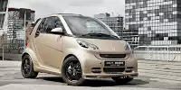 Bild zum Inhalt: IAA 2011: Smart und Wesc stellen goldenen Brabus auf die Räder
