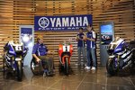 Wayne Rainey, Jorge Lorenzo und Ben Spies (Yamaha)