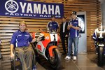 Wayne Rainey, Jorge Lorenzo und Ben Spies (Yamaha)