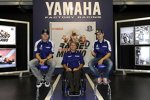 Wayne Rainey, Jorge Lorenzo und Ben Spies (Yamaha)