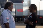 Norbert Haug (Mercedes-Motorsportchef) und Lewis Hamilton (McLaren) 