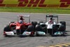 Bild zum Inhalt: Mercedes: "Schumi" wie in alten Zeiten - Rosberg im Pech