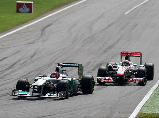 Michael Schumacher, Lewis Hamilton