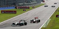 Bild zum Inhalt: Hamilton & Schumacher: "So wird Rennen gefahren"