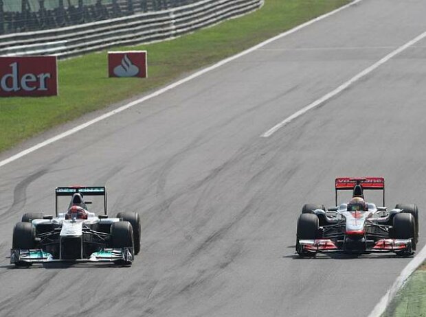 Michael Schumacher, Lewis Hamilton