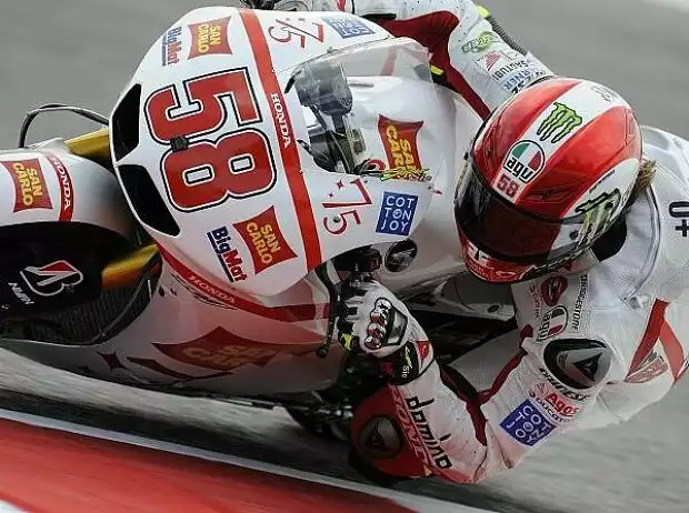 Marco Simoncelli Titel-Bild zur News: Marco Simoncelli