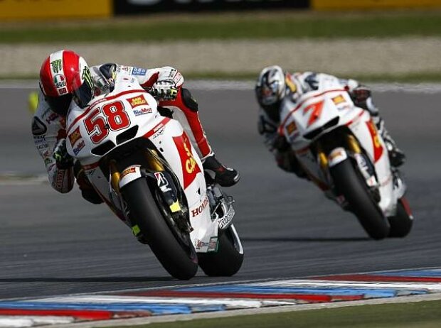 Marco Simoncelli, Hiroshi Aoyama Marco Simoncelli, Hiroshi Aoyama