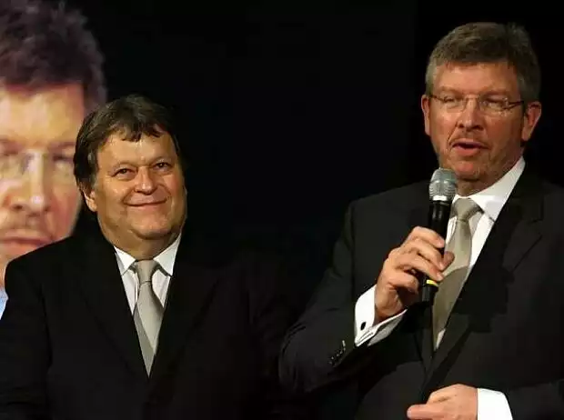 Norbert Haug und Ross Brawn Titel-Bild zur News: Norbert Haug und Ross Brawn
