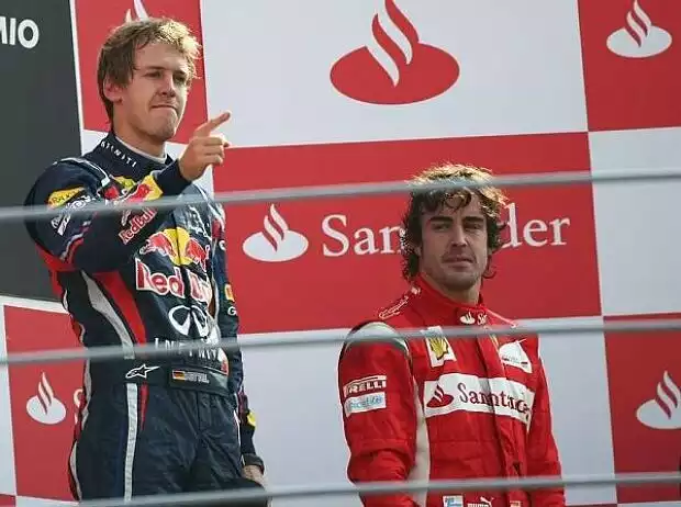 Titel-Bild zur News: Fernando Alonso, Sebastian Vettel