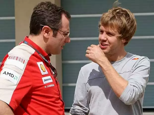 Stefano Domenicali (Teamchef), Sebastian Vettel Titel-Bild zur News: Stefano Domenicali (Teamchef), Sebastian Vettel