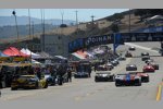 Das ALMS-Feld in der Boxengasse von Laguna Seca