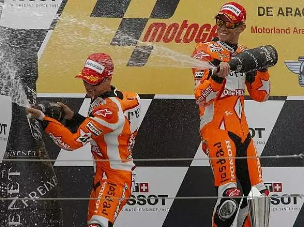 Daniel Pedrosa; Casey Stoner Titel-Bild zur News: Daniel Pedrosa; Casey Stoner