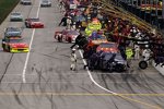 Action in der Pitlane des Chicagoland Speedway 